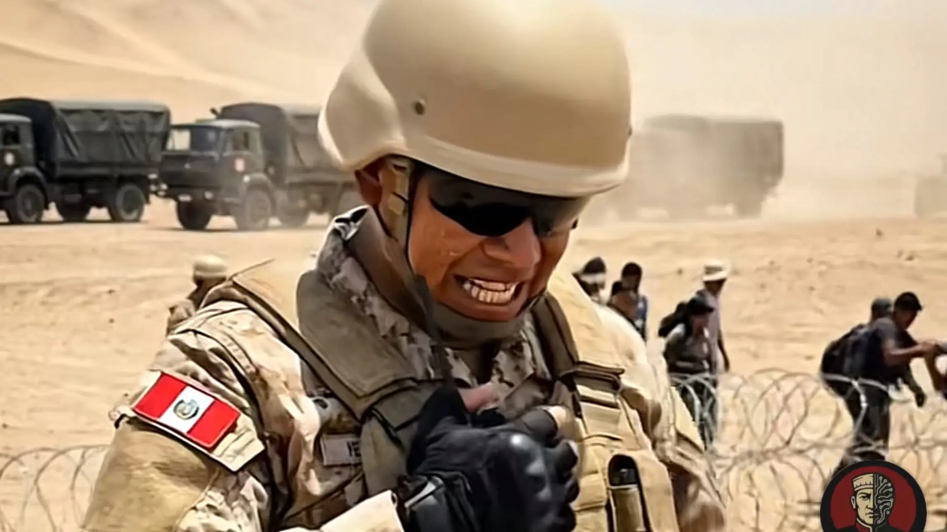 Video de militares en la frontera de Perú y Chile fue creado con IA